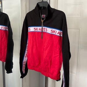 Women’s Apres Ski Collared 1/4 Zip sweatshirt French terry S M L XL XXL